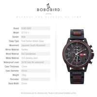 Montre-bracelet en bois de luxe, sportive et élégante, design personnalisé OEM, mouvement à quartz japonais pour homme, cadran à aiguilles, résistance à l'eau 3 ATM