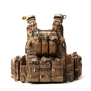 Chaleco táctico de camuflaje para exteriores, ligero y duradero, bolsa para revistas de liberación rápida, producto de seguridad directo de fábrica para uso en el campo - Product Image 3