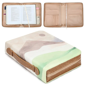 Sac <span class=keywords><strong>de</strong></span> transport portable pour Bible en cuir pour femme, étui <span class=keywords><strong>de</strong></span> protection imperméable avec logo personnalisé, vente en gros - Product Image 5