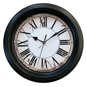 NE-346 Hot Selling European Retro 14 Inch Wall Decoration Clocks With Numbers