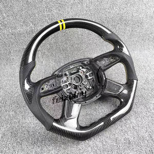 Volante Deportivo de Carreras de Cuatro Radios de Fibra de Carbono y Cuero Personalizado para <span class=keywords><strong>Audi</strong></span> A6/A3/<span class=keywords><strong>A4</strong></span>/A8/TTRS - Accesorio de Mejora para Automóviles <span class=keywords><strong>Audi</strong></span> - Product Image 4