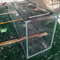 Center de fournisseur d'aquarium deux couches en acrylique transparent réservoirs de poissons d'aquarium
