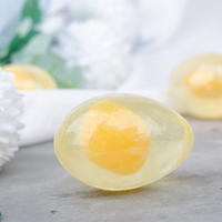 Savon pour le visage hydratant à l'œuf de collagène 80g, best-seller, pour femmes, savon éclaircissant pour la peau noire foncée, savon pour le visage et le corps, savon fait à la main