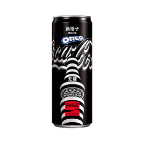 CocaCola Oreo Limited Edition New Pair Limited Flavor Sugar-free Soda 330ml Carbonated <strong>Beverage</strong> - Product Image 4