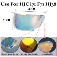 Écran de casque photochromique pour I71 F71 HJ38 – Visière de remplacement, pare-brise en verre, accessoires pour HJC
