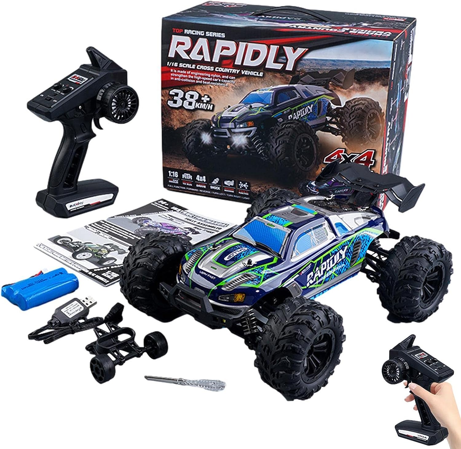 4x4 RC Rock Crawler High Performance Off-Road Truck