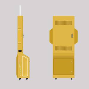 43 بوصة AI أصفر مع شاشة تعمل باللمس طباعة فورية 2K 4K فلتر تجميل لحفلات الزفاف عرض آي فوتوبوث - Product Image 3