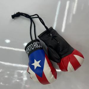 2024 simulación <span class=keywords><strong>de</strong></span> logotipo personalizado profesional barato 5,5*10cm Bandera Nacional PU guantes <span class=keywords><strong>de</strong></span> boxeo <span class=keywords><strong>de</strong></span> cuero llavero para colgante <span class=keywords><strong>de</strong></span> espejo <span class=keywords><strong>de</strong></span> coche - Product Image 4