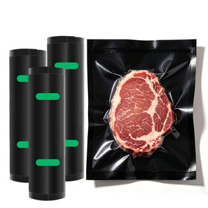 Sac plastique sous vide personnalisé simple face texturé gaufré en LDPE/Nylon <span class=keywords><strong>de</strong></span> qualité alimentaire pour bœuf fumé, <span class=keywords><strong>jambon</strong></span>, salade, sushi, aliments pour animaux, gelée - Product Image 1