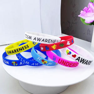 Bracciale con perline di ametista e cristalli dei 7 chakra, placcato argento e oro, per la consapevolezza sull'autismo, regalo per la festa della mamma con nastro. - Product Image 5