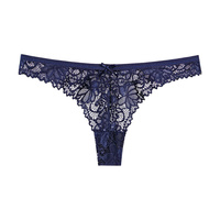 Nueva Tanga de encaje sexy transpirable de cintura baja cómoda entrepierna de algodón ropa interior de mujer