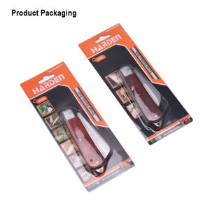 صلابة سكاكين المطبخ المهنية مقبض خشبي منحني شفرة قابلة للطي سكين كهربائي - Product Image 6