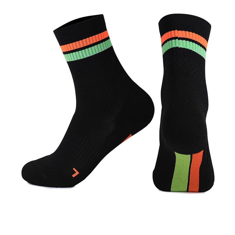 Negro con Naranja/Verde