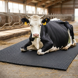 Factory Supply <b>Heavy</b> <b>Duty</b> <b>Rubber</b> Cow <b>Mat</b> Anti Slip Dairy Cattle Stall Flooring Livestock Farm Barn Floor <b>Mat</b> - Product Image 1