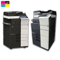 Mesin C454 C554 Bekas untuk Konica Minolta Bizhub C554e 554 C654, Printer Multifungsi Warna A3 A4 MFP yang Direkondisi