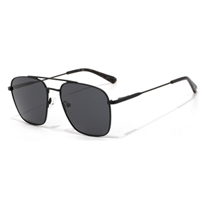 Unisex Pilot Sunglasses Full Rim Rectangle Metal Frame Green Polarized Lens UV400 Protection Temple Outside Outdoor Adult - Product Image 4