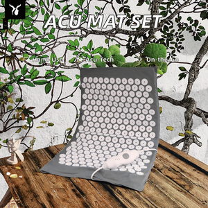 Akku pressur Matte und Kissen Set mit Camellia Plastic Spikes Fuß Shakti Körper <span class=keywords><strong>massage</strong></span> Anwendung Akupressur Technik - Product Image 3