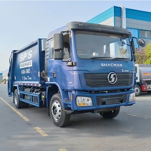 Camion compacteur de déchets SHACMAN 15CBM 4 X2, camion de compression des ordures à vendre - Product Image 2