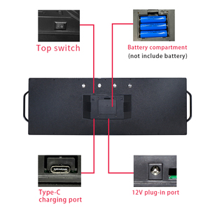 YIZHI - Tablero Electrónico de Fútbol LED Portátil de 8 Pulgadas, Tablero de Cambio de Jugadores de Fútbol, Pantalla de un Solo Lado, Tableros de Sustitución para Árbitros - Product Image 5