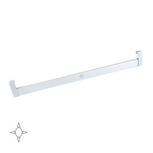 Polux Réglable 408-558mm Rail Suspendu pour Armoires Lumière LED Capteur de Mouvement Aluminium Mat Anodisé 5074562 - Product Image 1
