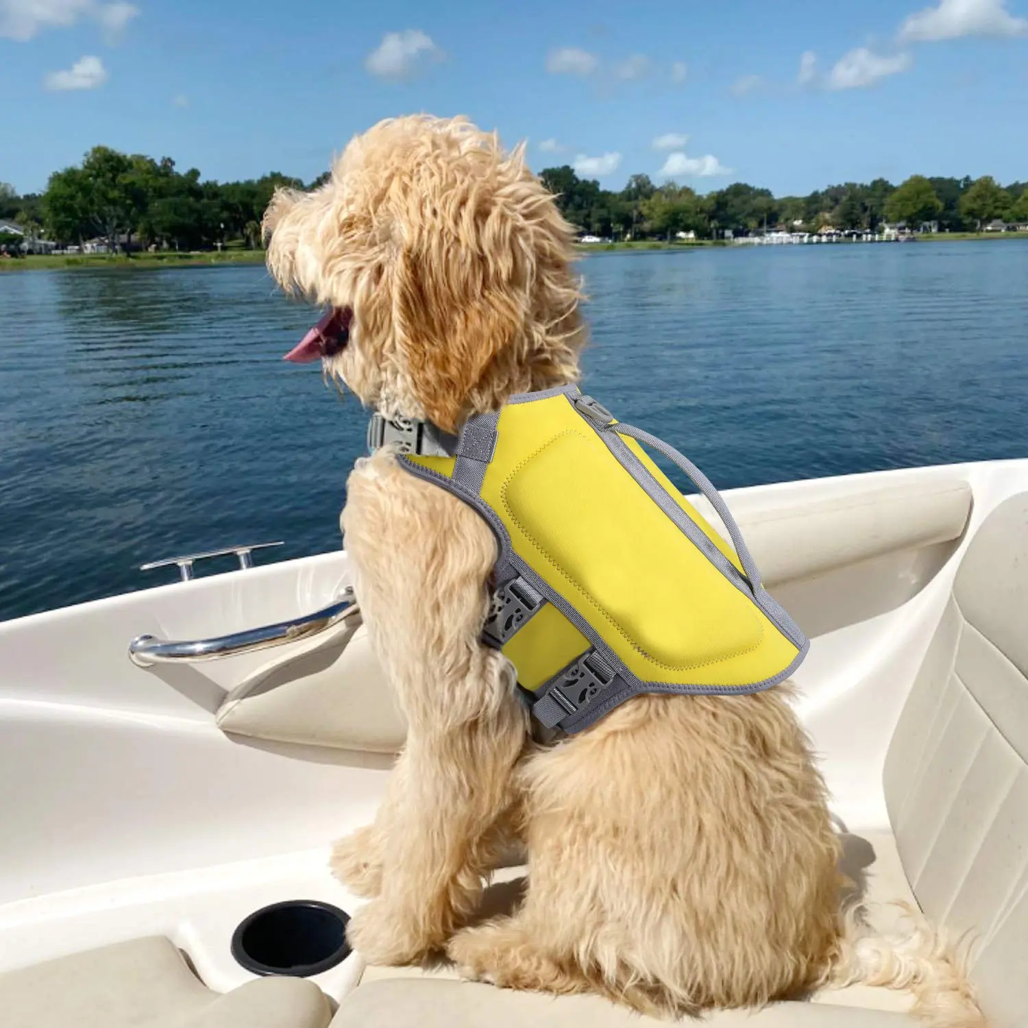 Lumière Offre Spéciale réfléchissant gilet de sauvetage pour animaux de compagnie chien maillot de bain pour animaux de compagnie vêtements chien gilet de sauvetage
