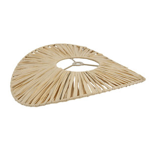Hand-Woven Paper <b>Rope</b> Lampshade Pendant <b>Light</b> E27 Round Black Body For Bedroom Living Room Dining Room Homestay Retro Style - Product Image 4