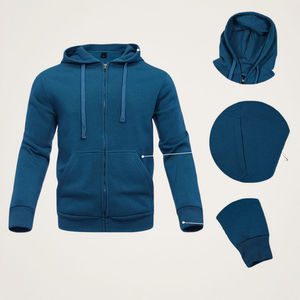 Conjuntos Deportivos de Hombre al por Mayor, Corte Ajustado, Tejido Estampado, 240g, 100% Algodón, Secado Rápido, Diseño Personalizado, Casuales de Invierno - Product Image 4