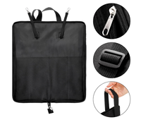 Sac pour baguettes de batterie avec bandoulière, sac à baguettes de grande capacité avec poches anti-chute, étui portable pour baguettes à suspendre