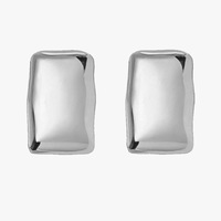 Boucles d'oreilles tendance plaquées or, géométriques, grandes boucles d'oreilles en or 14 carats pour femmes