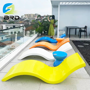 Lettino Prendisole di Lusso in Fibra di Vetro per Esterni, Sedia a Sdraio <span class=keywords><strong>da</strong></span> Giardino e <span class=keywords><strong>Spiaggia</strong></span> in FRP, Sedia a Sdraio per Piscina, Lettino Prendisole <span class=keywords><strong>da</strong></span> Esterno - Product Image 6