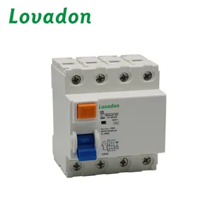 ID tipo interruptor de circuito de aire Partes 4 polos de rccb disyuntor de circuito de corriente Residual disyuntor
