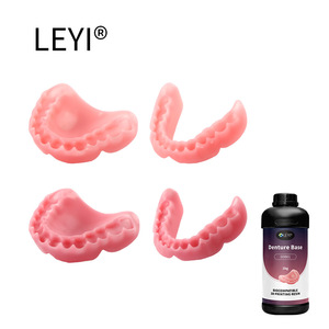 LEYI DDB01 Resin Sintetis 3D Cair Berkualitas Tinggi untuk Pencetakan Model Gigi, Basis Gigi Tiruan, dan Gigi Tiruan DR5 dengan Akurasi Pembentukan Tinggi - Product Image 1
