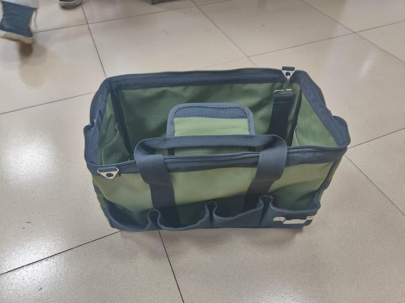 tool kit 15 flap pocket pants 15inch 40*24*22 60kg green