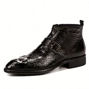 Nuevo Calzado de Moda Masculina, Zapatos Casuales de Negocios, Cuero Vacuno Genuino, Cuero Lacado, Zapatos Formales de Cuero - Product Image 2