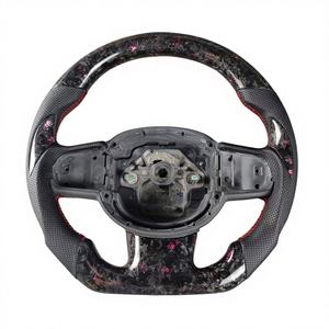 Volant en cuir personnalisé en fibre de carbone forgée pour <span class=keywords><strong>Volvo</strong></span> XC70 XC90 XC60 XC40 S90 S60 2018 2019 2020 <span class=keywords><strong>2021</strong></span> 2022 2023 2024 2025 - Product Image 3