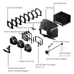 Kit MB-T17 de Accesorios Profesionales para Cámara, Motorizado VND Avanzado, Modular, para Cinematografía, Caja Metálica Mate de 114 mm - Product Image 6