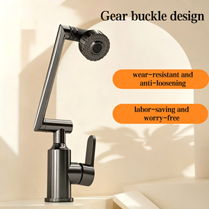 Robinet en acier inoxydable motif <span class=keywords><strong>chat</strong></span> porte-bonheur, vente directe usine, valve en céramique, finition chromée, garantie 5 ans pour lavabos de salle de bain et de terrasse - Product Image 4
