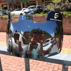 Viseras personalizadas para casco de fútbol americano, pegatina con Logo láser hueco de PVC - Product Image 2