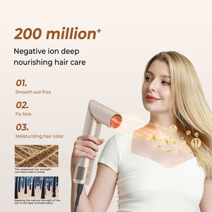 Ukliss 1400W 110 000 tr/min Multi-styler haute vitesse 8 en 1, sèche-cheveux professionnel, <span class=keywords><strong>brosse</strong></span> à air chaud, sèche-cheveux avec 200 millions d'ions négatifs - Product Image 2