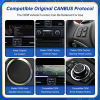 Écran LCD haute définition de 8,8 pouces compatible avec CarPlay sans fil pour les systèmes BMW Série 3 CCC/CIC (2005-2011)