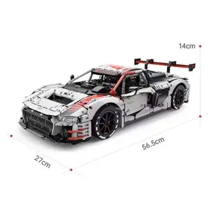 ร้อนขาย<span class=keywords><strong>Rastar</strong></span> 99310 1:8 ไฟฟ้าSuper Racingรถด้านเทคนิคประกอบRC MOC Building Blocksของเล่น - Product Image 6