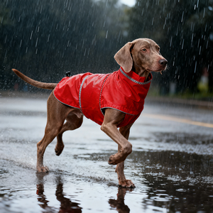 Imperméable pour chien résistant aux intempéries avec bande réfléchissante, vêtements pour animaux de compagnie tendance - Vente en gros pour chiens de taille S/M/L, nouvelle arrivée - Product Image 2