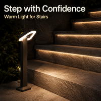 Lampes de jardin à LED avec télécommande, plusieurs températures de couleur et puissances disponibles, éclairage paysager pour décorations de fêtes et de jardins