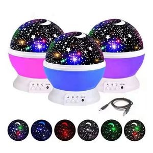 Lámpara Nocturna para Bebés con Proyector de Cielo Estrellado, Luna y Galaxia, con Funciones Giratorias, de Plástico, Sin Batería, para Decoración de Cuarto de Bebé - Product Image 1