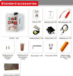 Machine de soudage par points portable SUNKKO 709A, la plus vendue, station de soudage 18650 pour 18KVA 220V, Guangdong Chine, 709A Pulse S - Product Image 6