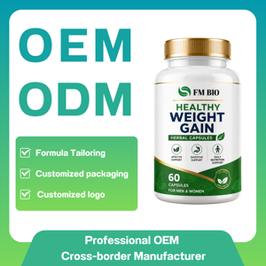 Capsules <span class=keywords><strong>de</strong></span> prise <span class=keywords><strong>de</strong></span> poids à base <span class=keywords><strong>de</strong></span> plantes OEM, complément alimentaire sain pour une prise <span class=keywords><strong>de</strong></span> poids rapide, stimule l'appétit, améliore la digestion et le sommeil pour adultes - Product Image 2