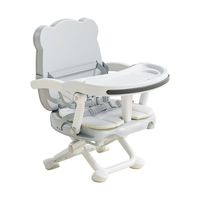 Chaise haute pour bébé en plastique, chaise à manger pour nourrissons, multifonctionnelle 3 en 1, pliable pour une utilisation à la maison et en extérieur