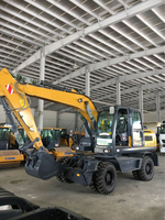 Mini-excavatrice XE150WD 0,6 m³ – Excavatrice sur roues de 14 tonnes à vendre