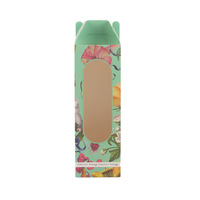 Boîte à fleurs créative imprimée en gros d'usine, style vintage, rectangulaire, exquise, en carton blanc