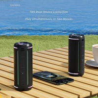 XDOBO Haut-parleur Bluetooth 5.3 haute puissance 50W, rythmique, autonomie 20H, compatible TWS, TF, AUX, idéal pour piscine, plage, fête